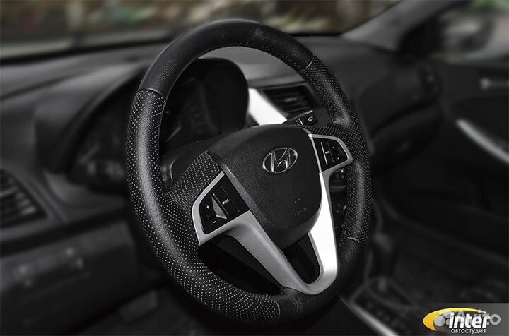 Оплетка руля Hyundai Solaris (1gn)