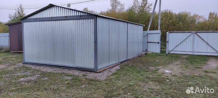 Гараж Пенал из волнового профиля