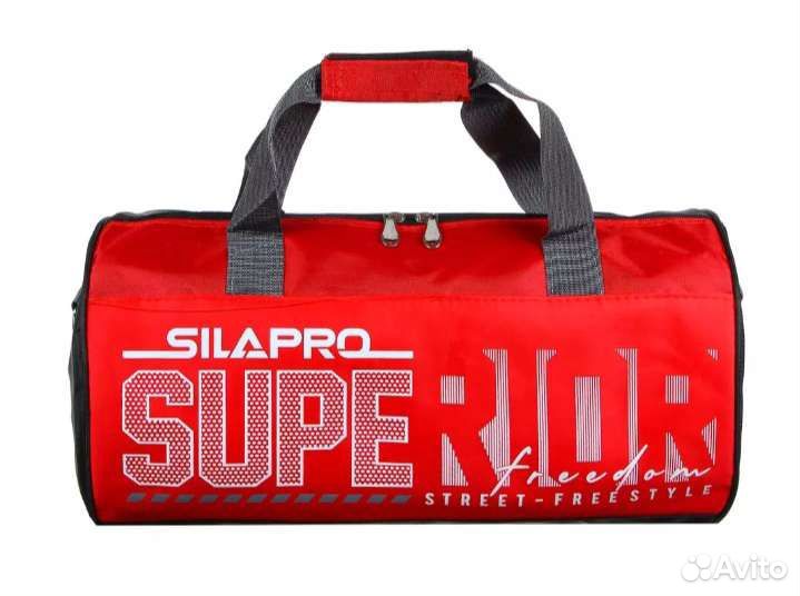 Сумка спортивная, чёрная, 22х42х22см. Новая