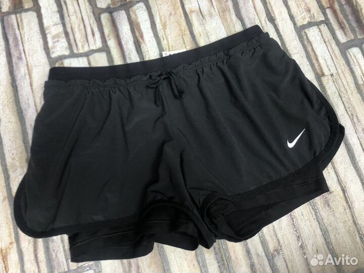 Nike M Оригинал Женские Шорты Тайтсы 2в1