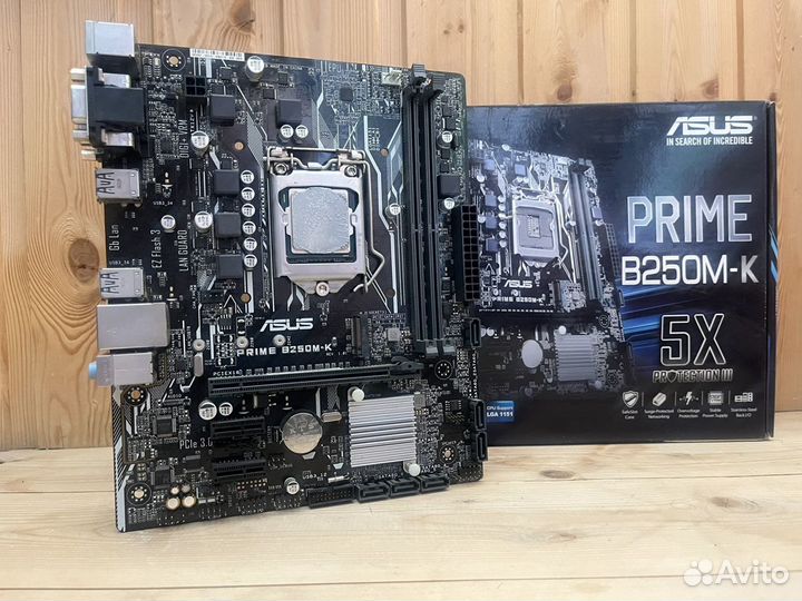 Материнская плата asus b250m-k