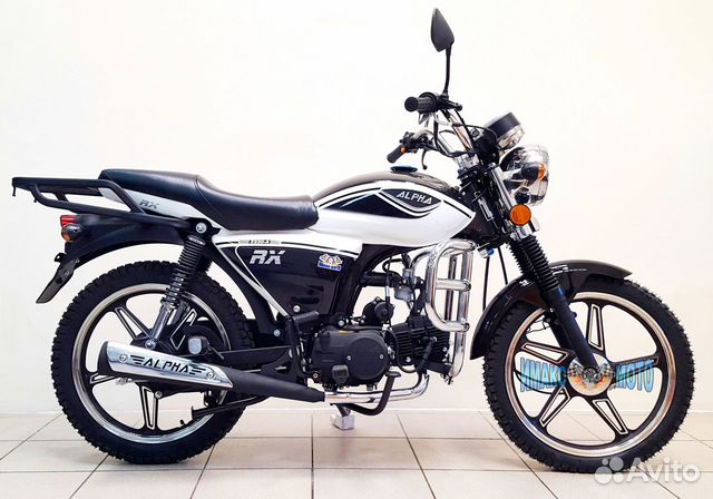 Мопед Альфа RX 11 black/white