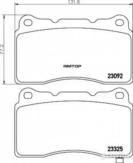 Nisshinbo NP3036 Колодки тормозные дисковые перед
