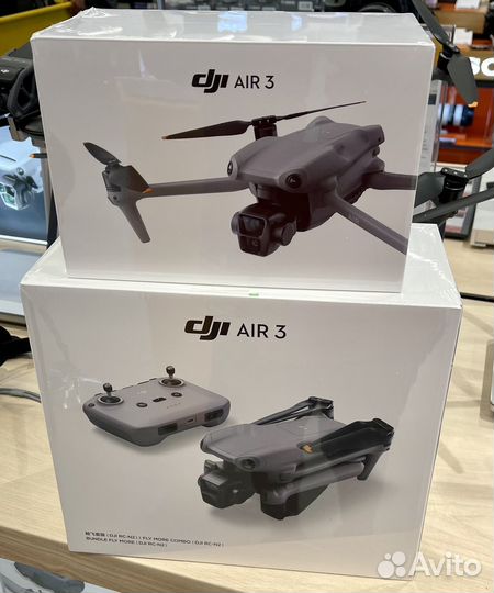 DJI mavic AIR 3 single, FLY more combo RC 2