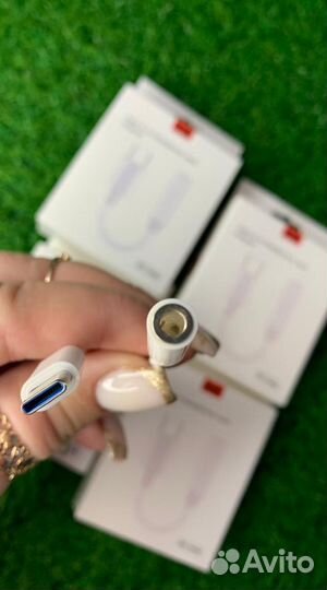 Переходник 3.5 на Type-C KY-104A (белый)