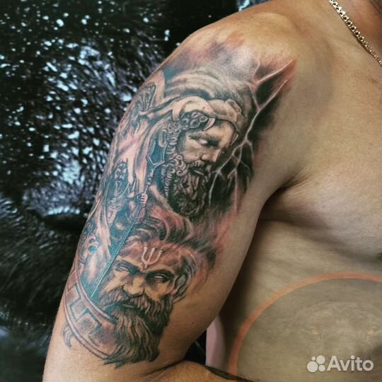 Татуировки. Портреты карандашом по фото на заказ