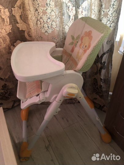 Стульчик для кормления polini classic