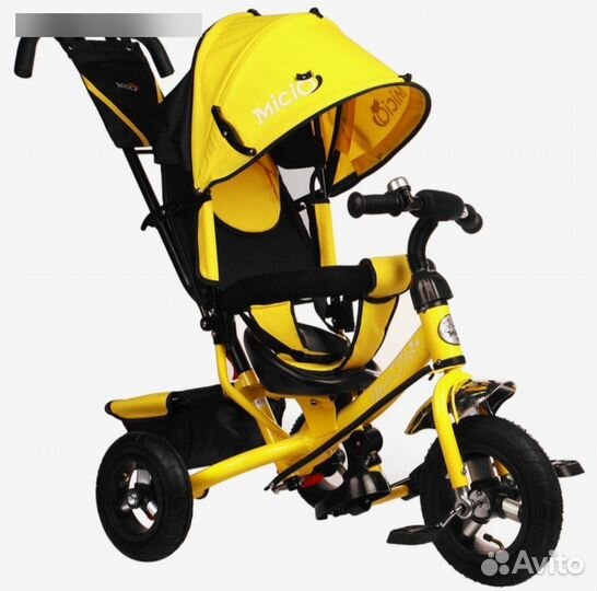 Детский велосипед с ручкой