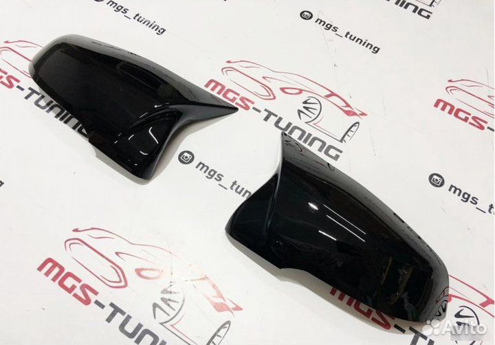 Крышки зеркал BMW X1 F48 в стиле М Black