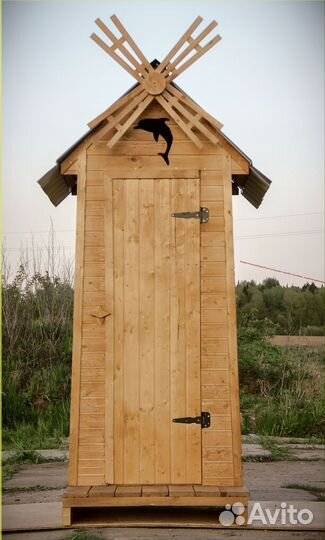 Дачный туалет с установкой TOP227