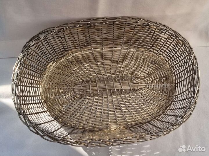 Плетеные корзинки серебрение франция