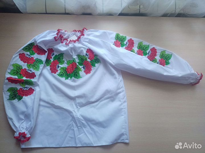 Сорочка с вышивкой рост 128, 134