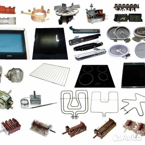 Стекло, запчасти для плит и духовок