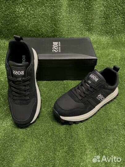 Кроссовки мужские Boss 40-45 осень(люкс)