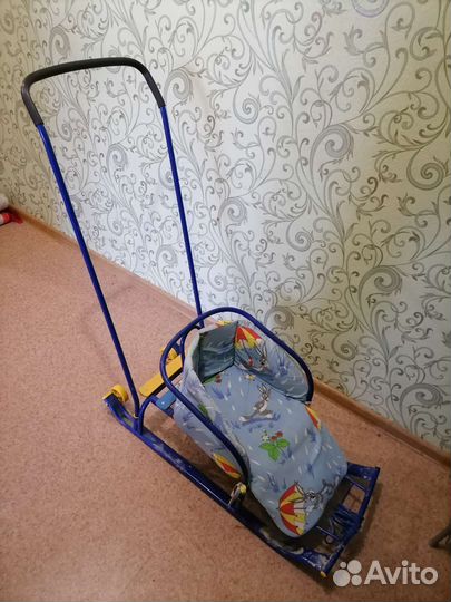 Детские зимние санки