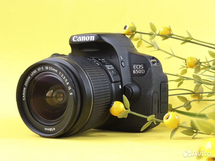 Фотоаппарат Canon 650D kit 18-55 II