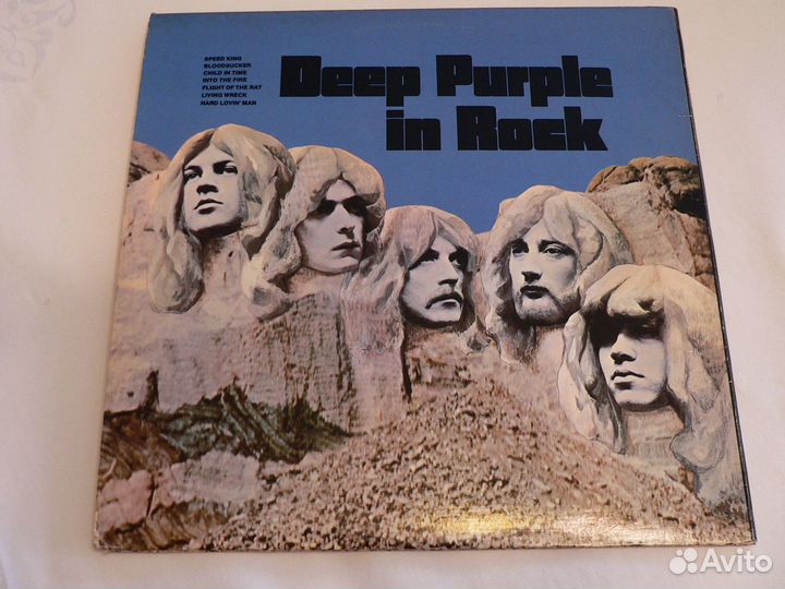 Виниловая пластинка Deep Purple-In Rock 1970 год