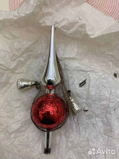 Елочная игрушка гдр под реставрацию