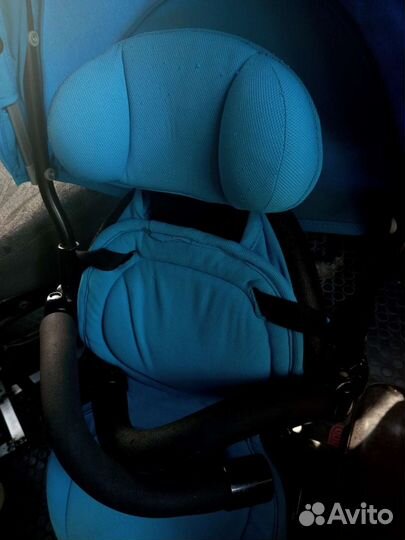 Велосипед коляска с ручкой