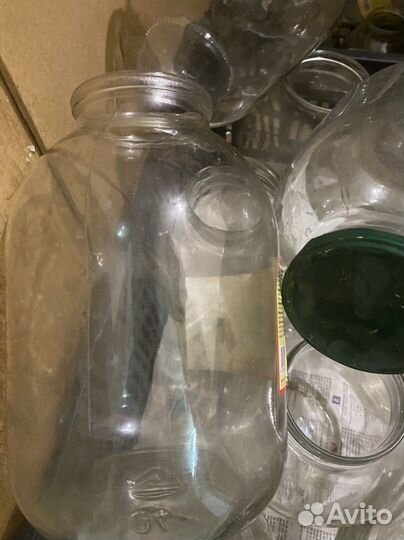 Банки стеклянные 3 литра бу