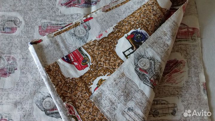 Отрез лен с выработкой про-во ГДР времен СССР