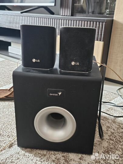 Колонки для компьютера 2.1 genius sw-f2.1 1500