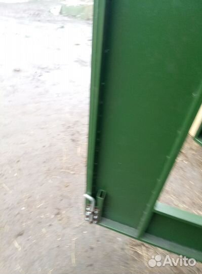 Металл.,Двери, гаражные с замком (Эльбор)