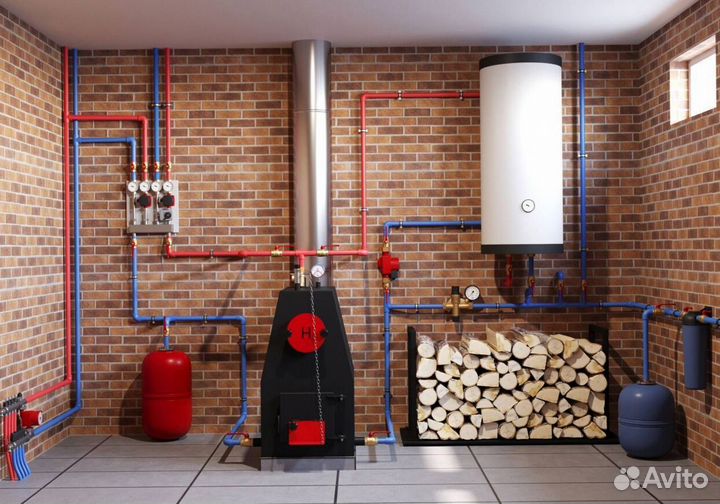 Твердотопливный котёл 50 квт