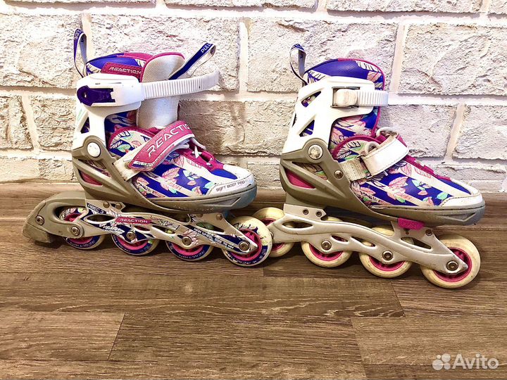 Роликовые коньки детские раздвижные 31-36