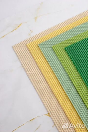 Вощина из натурального пчелиного воска цветная