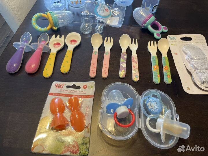 Бутылочки avent, ниблер, насадка для прикорма