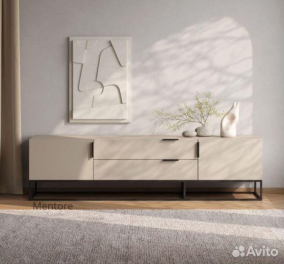 Тумба тв Loft Luce на опорах (1800х500х480 мм)