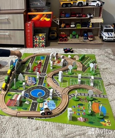 Деревянная детская дорога