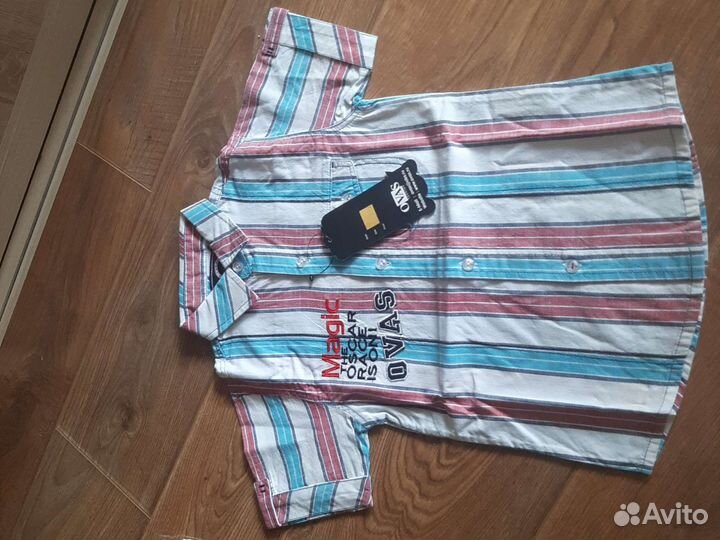 Рубашка для мальчика новая хлопок