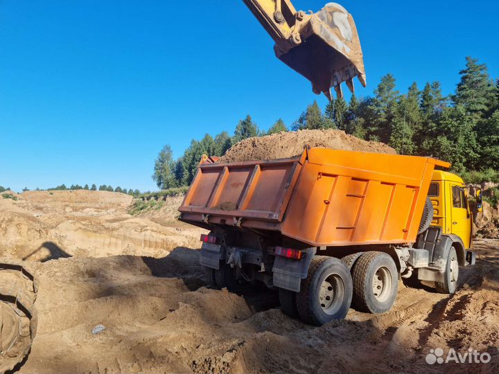 Песок, Щебень, Пгс, Гравий, Торф с доставкой