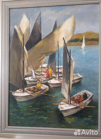 Картина маслом 40 на 50 Цветочница