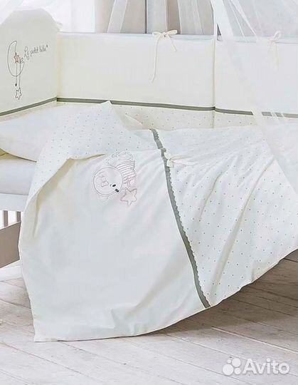 Бортики в кроватку и постельное белье Perina