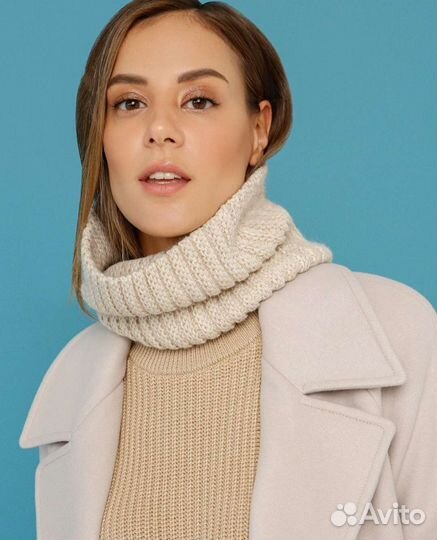 Комплект шапка и снуд