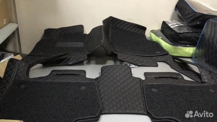 3D Коврики Hyundai Салон Багажник из Экокожи