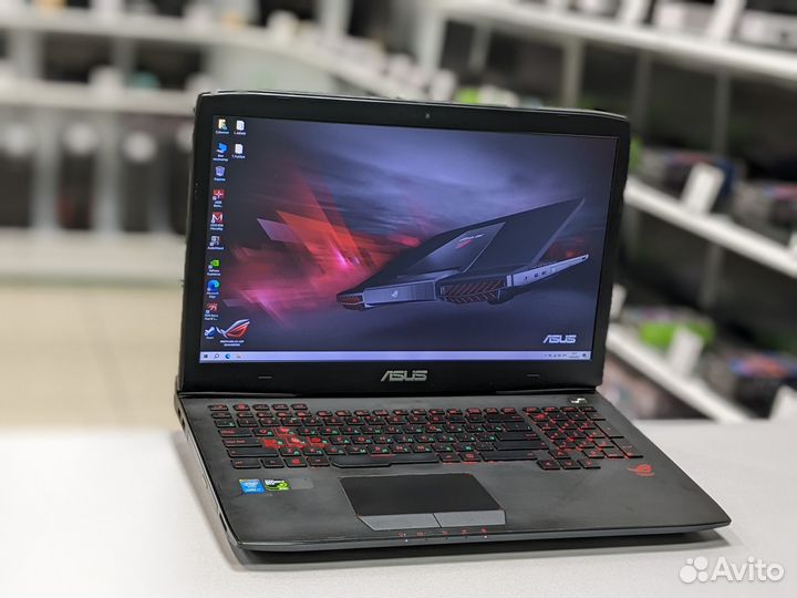 Игровой Asus ROG 17.3 / i7-4710HQ / 980M / 16G