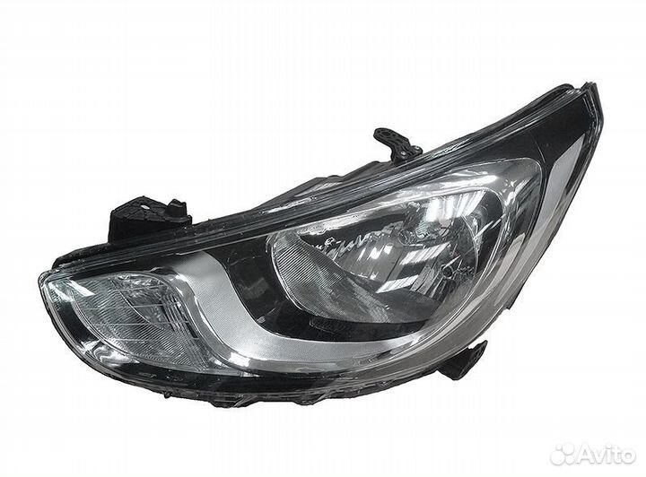 Фара на hyundai solaris