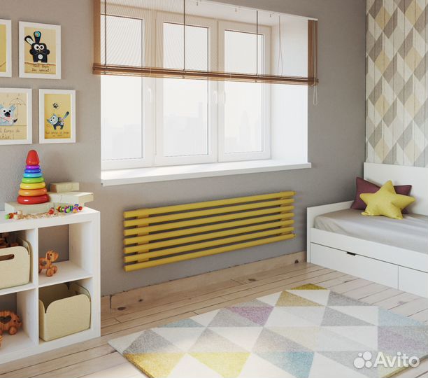 Радиатор стальной трубчатый R32 1750 H -10 секц