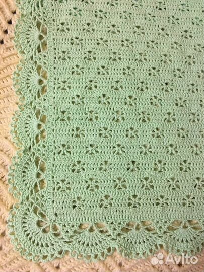 Плед детский вязаный