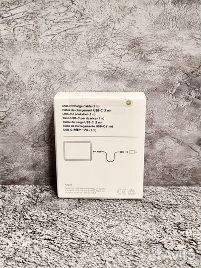 Кабель Apple Type-C to Type-C 1 метр (новый)