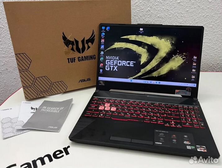 Мощный Игровой Ноутбук asus Gaming 12 ядерный SSD