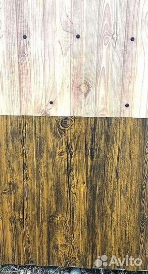 Профлист с фактурой дерева