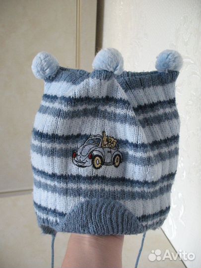 Шапки демисезонная весна осень на 2-3 года