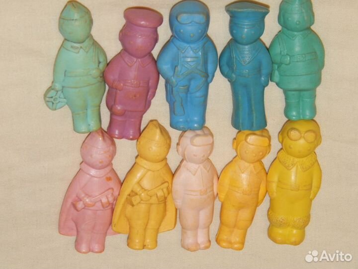 Солдатики СССР Колкий пластик. Дети полка