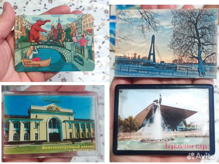 Магнитики с городами и странами