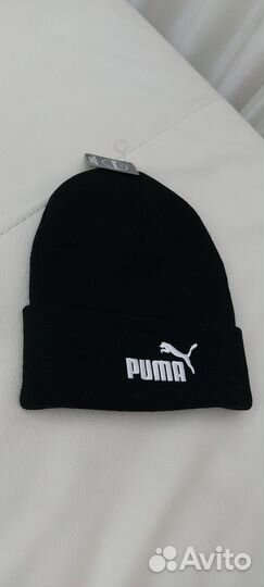 Мужская шапка двойная вязаная Puma
